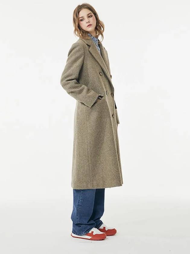 European double long coat beige - VOYONN - BALAAN 7