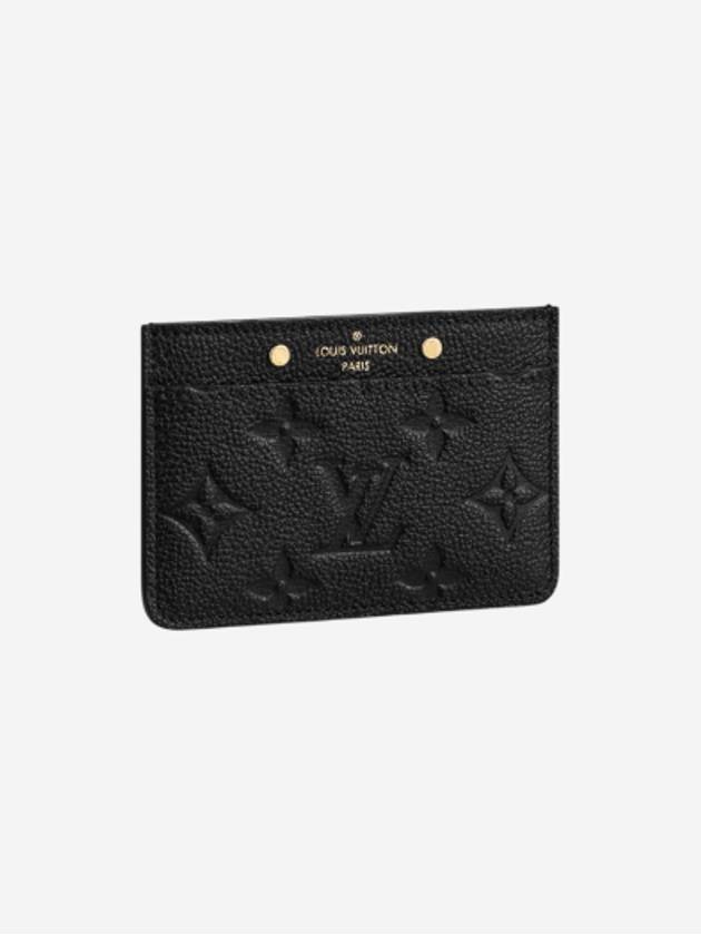 Monogram Empreinte Card Wallet Black - LOUIS VUITTON - BALAAN 2