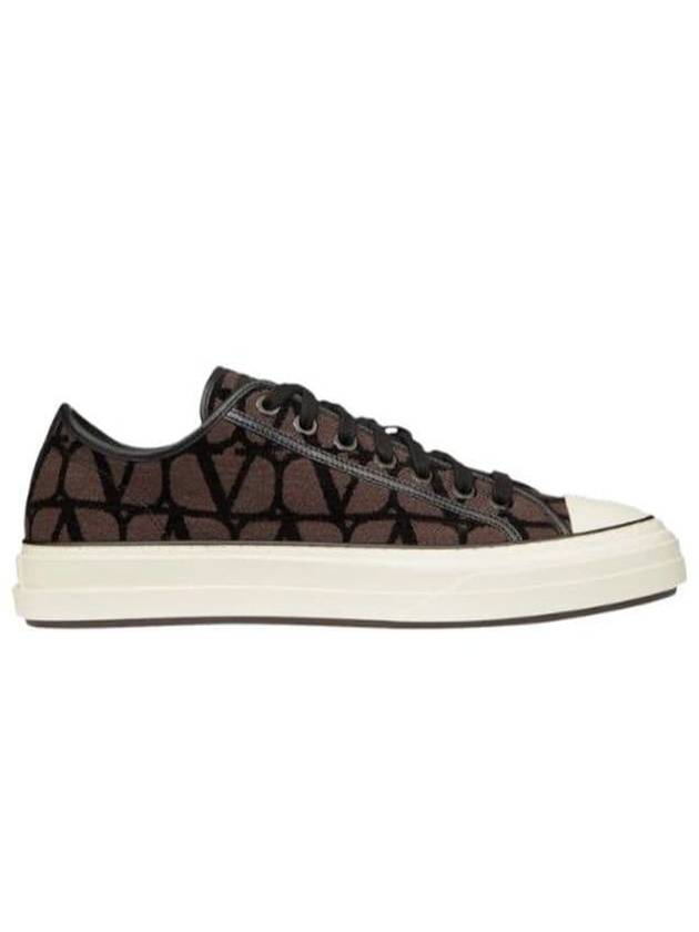 Iconographe Low Top Sneakers Brown - VALENTINO - BALAAN 2