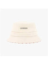 Gadjo Knotted Bucket Hat Off White - JACQUEMUS - BALAAN 3