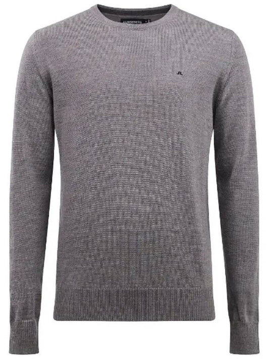 Men's Lyle True Merino Knit Top Grey - J.LINDEBERG - BALAAN 2