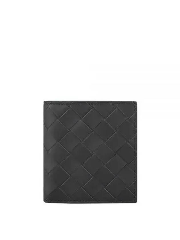 Intrecciato Slim Half Wallet Charcoal - BOTTEGA VENETA - BALAAN 2