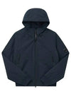 Pro-Tech Ribbed Hooded Jacket Navy - CP COMPANY - BALAAN 5