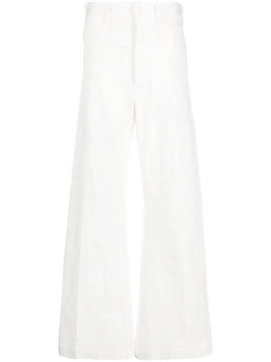 High Waist Stretch Cotton Palazzo Pants 211909526001 - POLO RALPH LAUREN - BALAAN 1