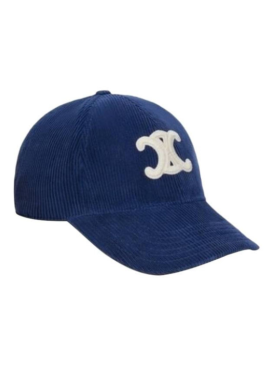 Triomphe Baseball Cap Blue - CELINE - BALAAN 1