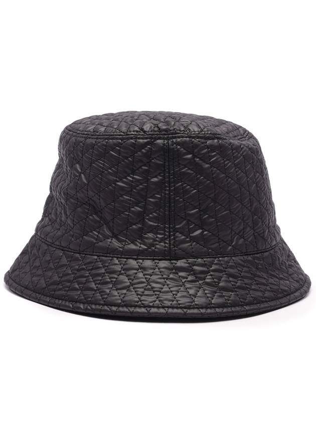 Quilted Nylon Bucket Hat Black - MONCLER - BALAAN 6