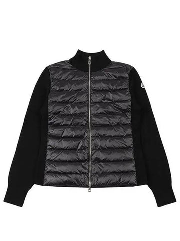 Knit zip up women s padded jacket 9B00014 M1131 999 1053148 - MONCLER - BALAAN 1