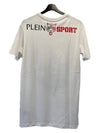 Graphic Logo Print Cotton Short Sleeve T-Shirt White - PHILIPP PLEIN - BALAAN 4