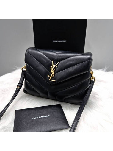 Lulu toy bag cross black - SAINT LAURENT - BALAAN 1