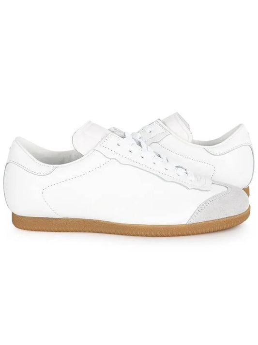 Featherlight Lace-Up Low-Top Sneakers White - MAISON MARGIELA - BALAAN 2