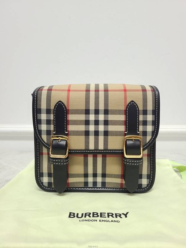 Used luxury goods Lewis It Vintage check cotton archive crossbody bag - BURBERRY - BALAAN 7