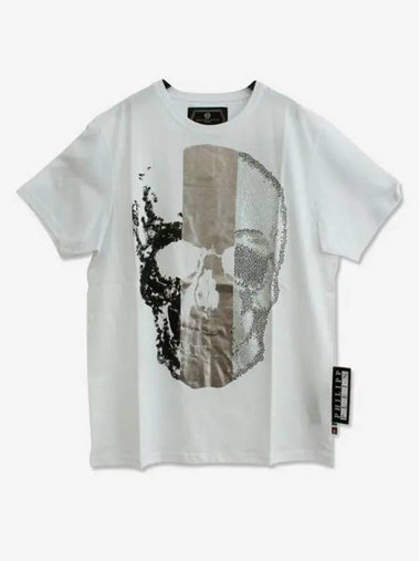 Men s Short Sleeve T Shirt White MTK3094 PJY002N 01 J 5 - PHILIPP PLEIN - BALAAN 1