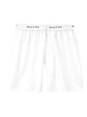Cotton Shorts White - SPORTY & RICH - BALAAN 1