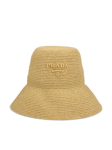 Woven Fabric Bucket Hot Natural - PRADA - BALAAN 1