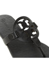 Miller Soft Leather Flip Flops Perfect Black - TORY BURCH - BALAAN 9