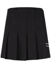 Women s Half Banded Two line Pleated Culotte Skirt BMU4A132W - LUX GOLF - BALAAN 2