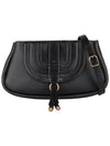 Calfskin Clutch Shoulder Bag Black - CHLOE - BALAAN 2