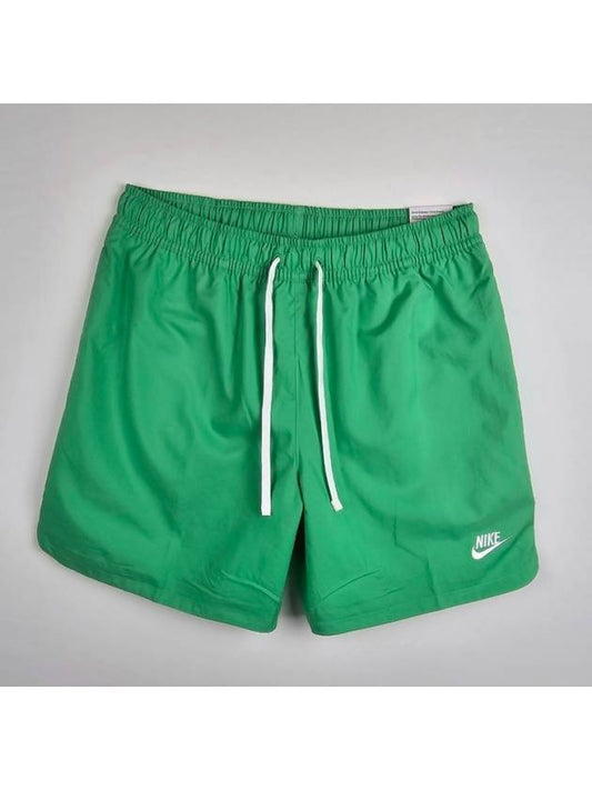Sportswear Essential Woven Line Flow Shorts Spring Green - NIKE - BALAAN 2