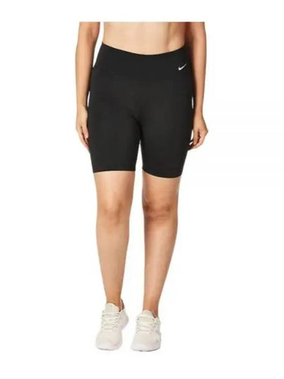 Women's Mid-Rise 7Inch Biker Shorts Black - NIKE - BALAAN 2