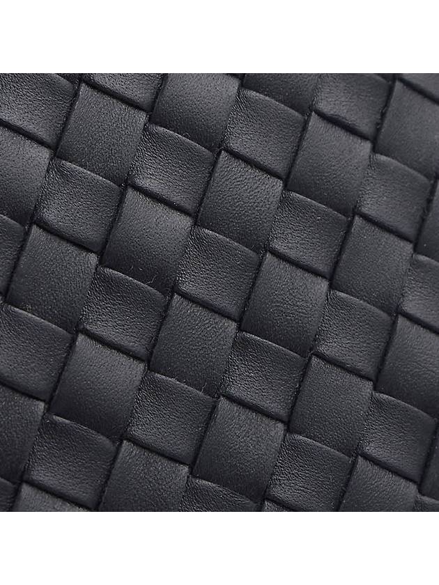 Intrecciato Weaving Half Wallet Black - BOTTEGA VENETA - BALAAN 7