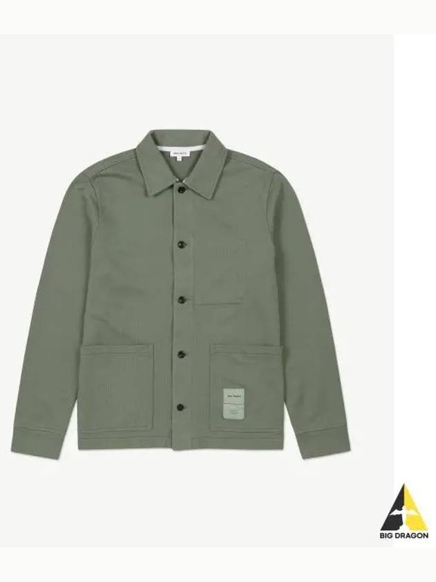 Yon Tab Series Overshirt Dry Sage Green N2013498061 - NORSE PROJECTS - BALAAN 1