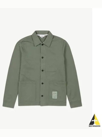 Yon Tab Series Overshirt Dry Sage Green N2013498061 - NORSE PROJECTS - BALAAN 1