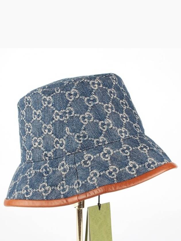 GG Denim Bucket Hat L M - GUCCI - BALAAN 5