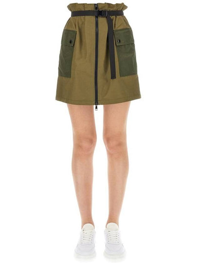 Cargo Mini A-Line Skirt Baltic - MONCLER - BALAAN 2