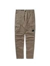 Stretch Sateen Ergonomic Lens Double Cargo Straight Pants Beige - CP COMPANY - BALAAN 2