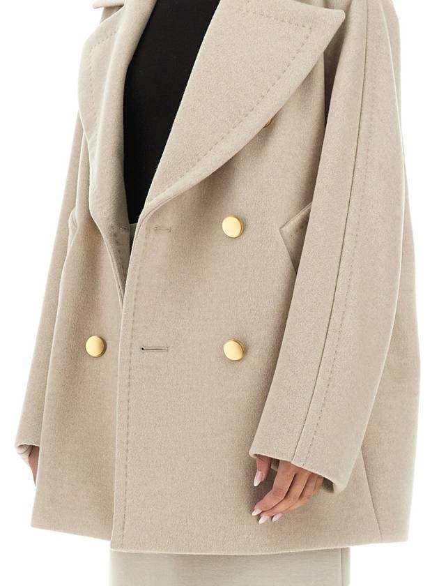 Bertha cashmere double coat beige - MAX MARA - BALAAN 5