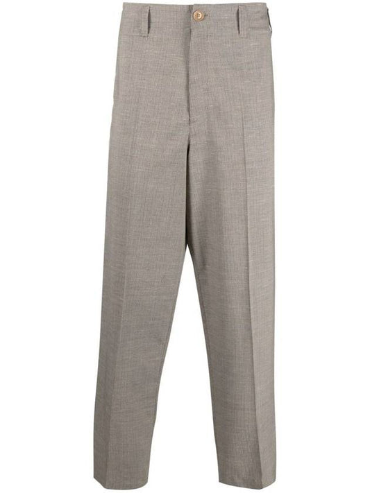 Wool Tapered Slacks Beige Gray - LEMAIRE - BALAAN.