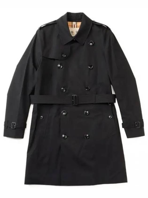 Men's Kensington Heritage Trench Coat Black - BURBERRY - BALAAN 2