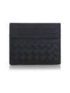 Men's Intrecciato Card Wallet Black - BOTTEGA VENETA - BALAAN 2