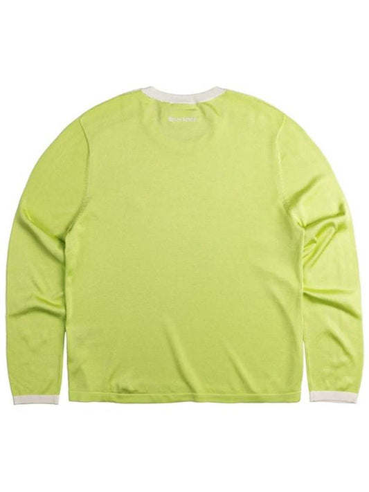 (ADIDAS X WALES BONNER) KNIT LONG SLEEVE TEE - IZ1892 Semi Frozen Yellow/Chalk White - ADIDAS - BALAAN 2