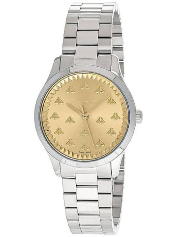 YA1265035 G Timeless Women s Metal Quartz 32mm - GUCCI - BALAAN 1