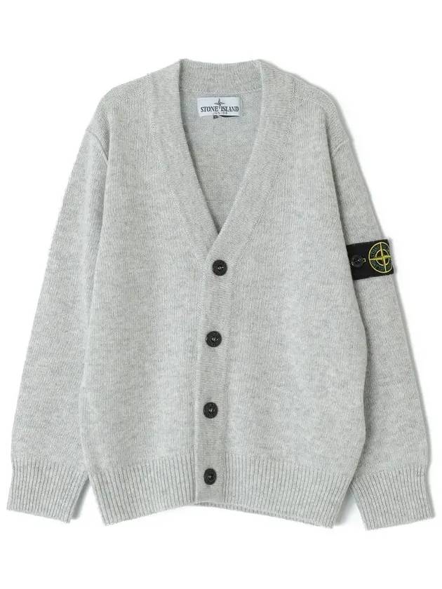 Adult Women s Waffen Cardigan Gray - STONE ISLAND - BALAAN 3