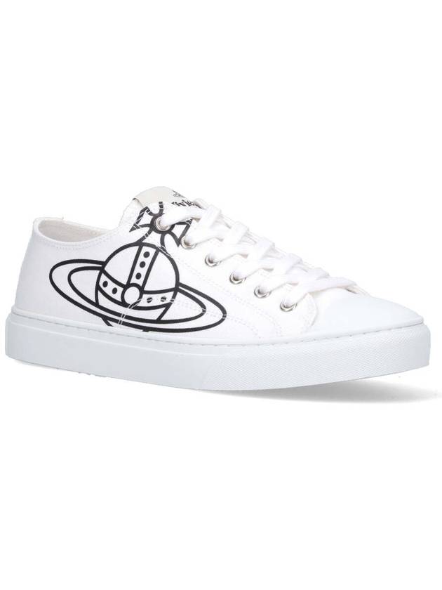 ORB Logo Low Top Sneakers White - VIVIENNE WESTWOOD - BALAAN 3