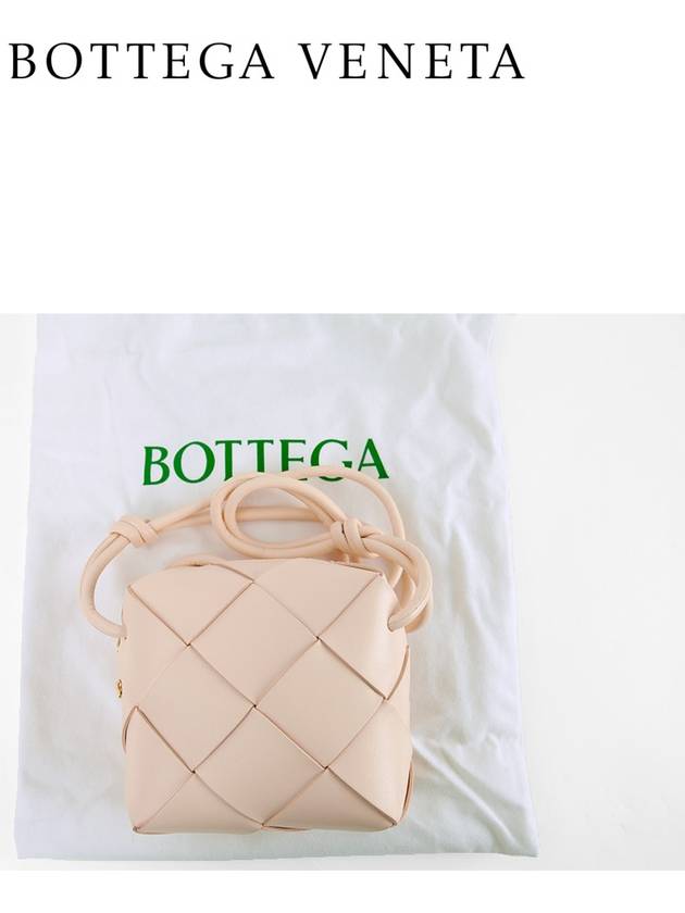 Cassette Intrecciato Mini Shoulder Bag Pink - BOTTEGA VENETA - BALAAN 9