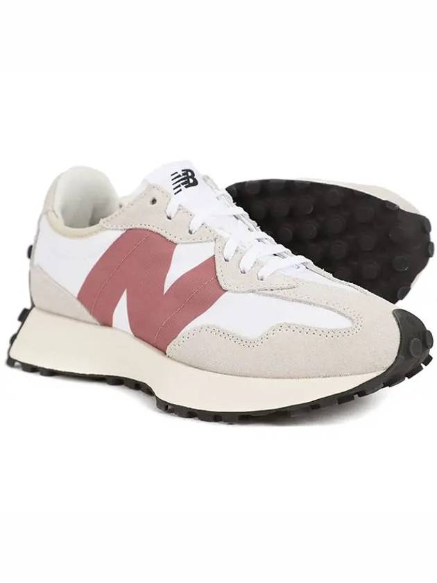 327 Low Top Sneakers Rose Light Grey - NEW BALANCE - BALAAN 3