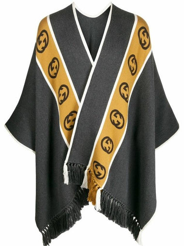 GG interlocking poncho cape - GUCCI - BALAAN 1