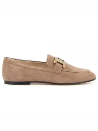 Women's Kate Suede Loafers Beige - TOD'S - BALAAN 2