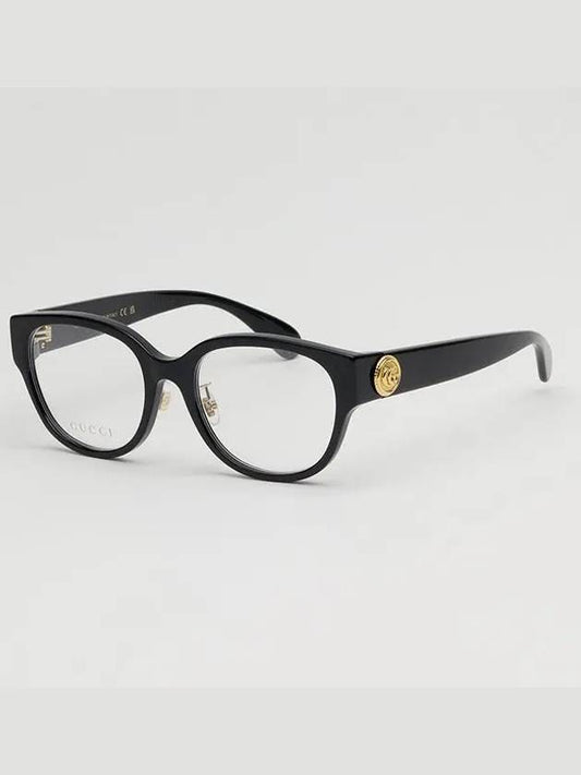 Round Acetate Eyeglasses Black - GUCCI - BALAAN 2