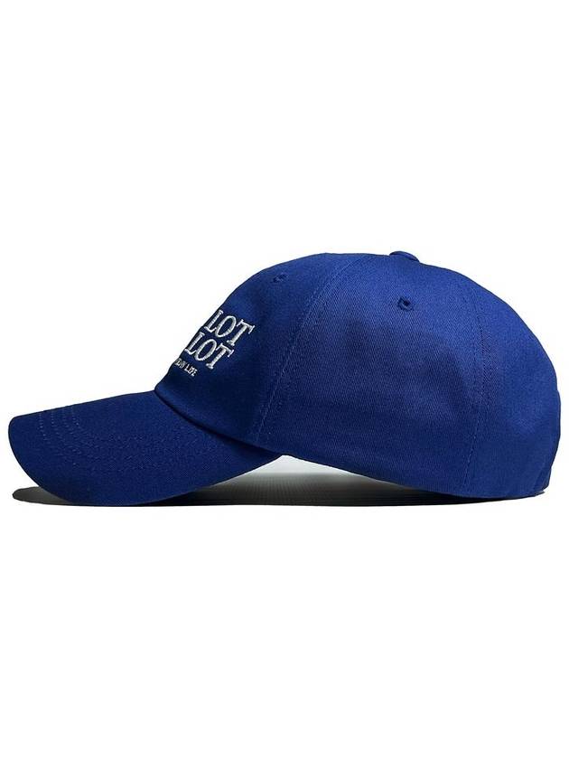 Slogon logo ball cap Blue - CASEALOT - BALAAN 3