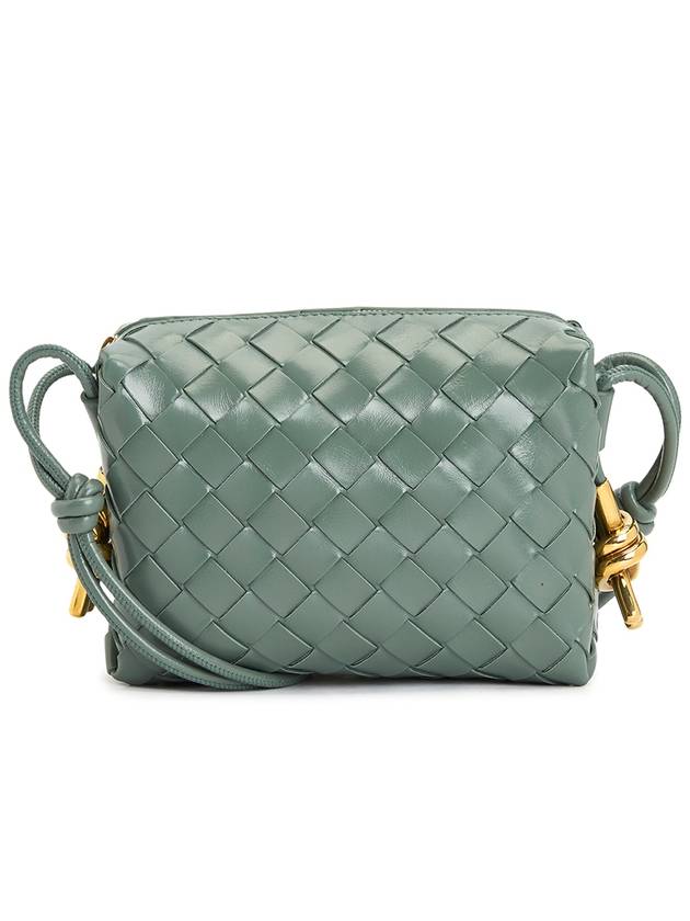 Intrecciato Loop Camera Mini Shoulder Bag Aloe - BOTTEGA VENETA - BALAAN 2