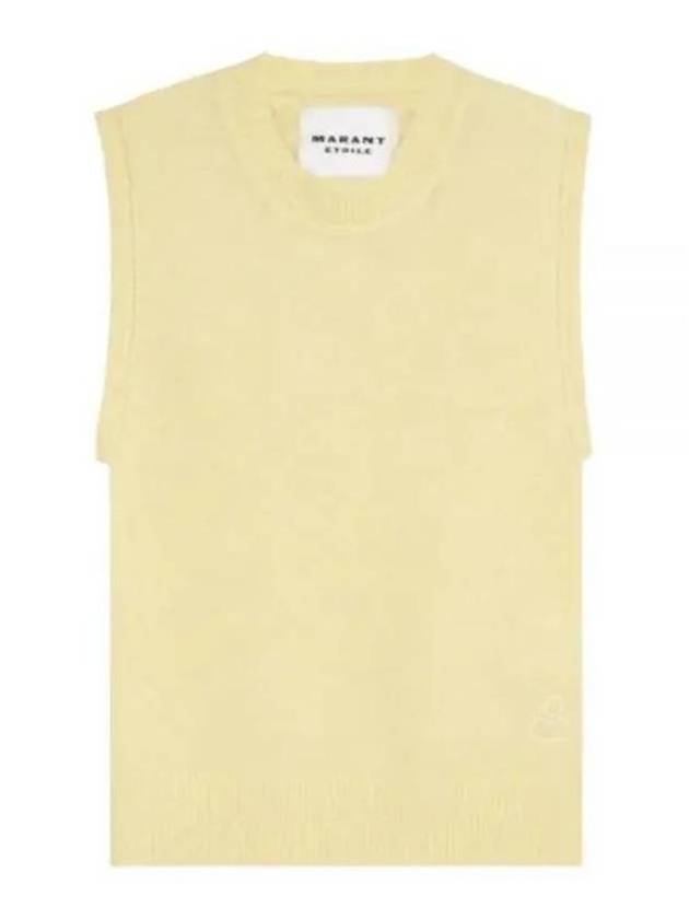 Ametis Knit Vest Light Yellow - ISABEL MARANT - BALAAN 2