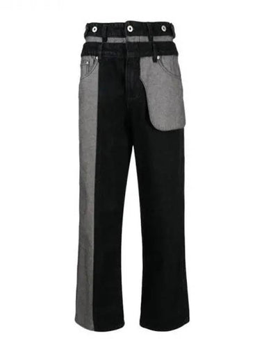 Feng Chen Wang Inside Out Straight Denim Pants 270336 - FENG CHEN WANG - BALAAN 1