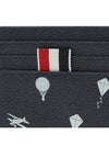 Compartment Icon Card Wallet Grey - THOM BROWNE - BALAAN 8