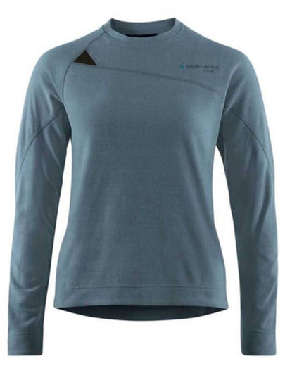 Women's Sigyn Crew Neck Long Sleeve T-Shirt Thistle Blue - KLATTERMUSEN - BALAAN 2