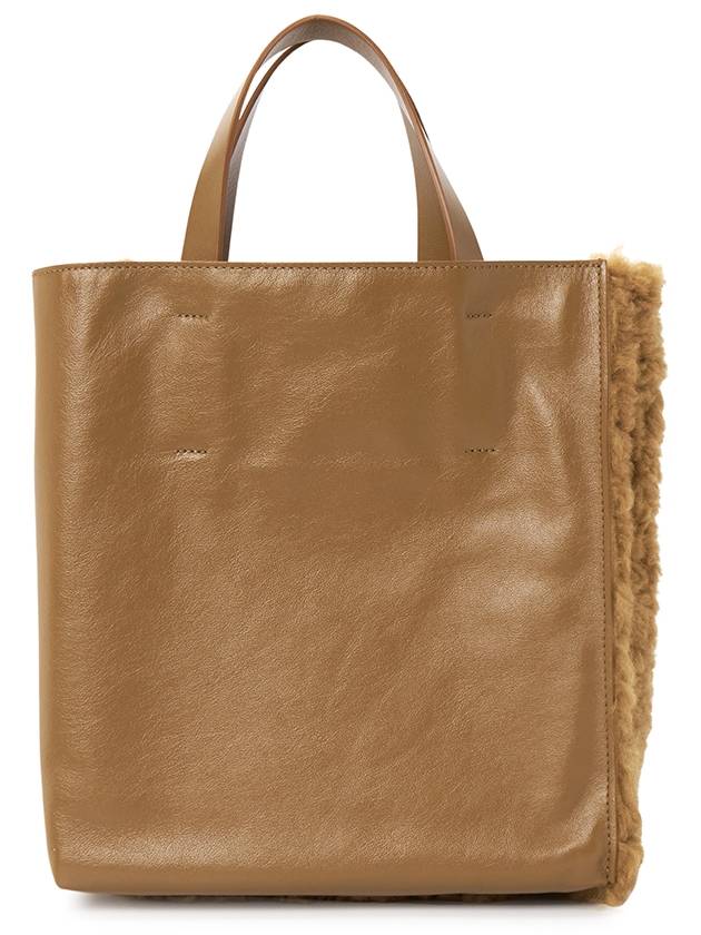 Museo Soft Small Tote Bag Brown - MARNI - BALAAN 5