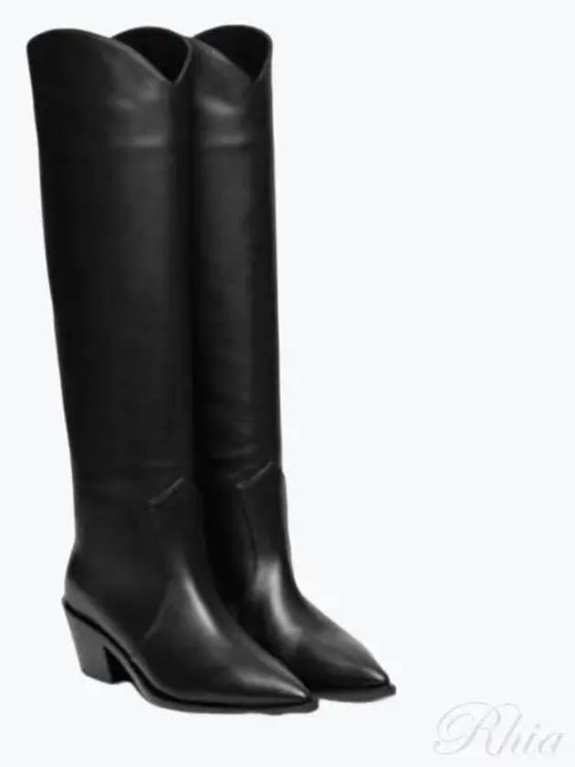 Point toe leather boots G80243 45CUO VGINERO - GIANVITO ROSSI - BALAAN 1